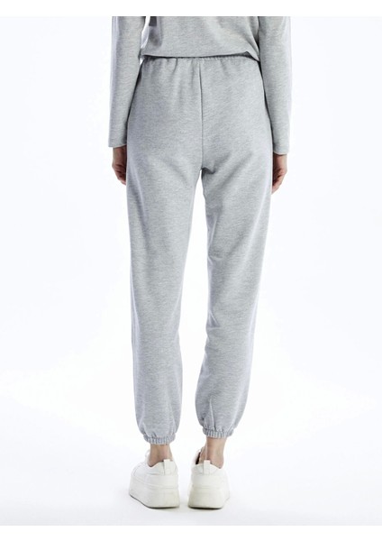 Lcwaıkıkı Basic Gri Kadın Beli Lastikli Düz Jogger Eşofman Altı fırsatları