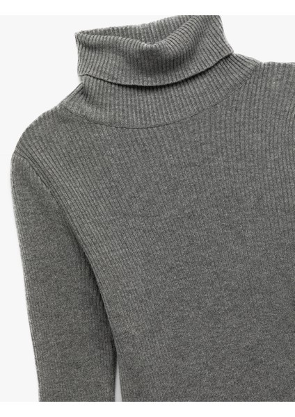 Uzun Kollu Viskon Karışımlı Balıkçı Yaka Kazak modelleri