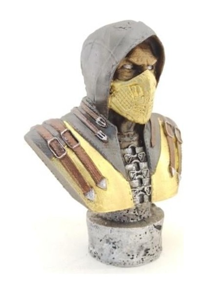 Polyester Scorpion Büst Küçük Boy