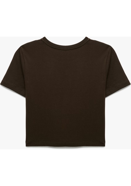 Pamuklu Slim Fit Kısa Kollu Bisiklet Yaka Tişört fiyatları