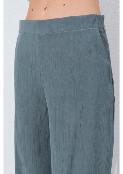 Kadın Haki Palazzo Pantolon indirimleri