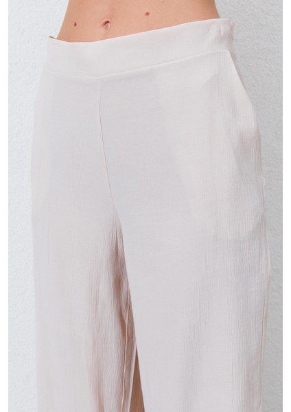 Kadın Bej Palazzo Pantolon fırsatları