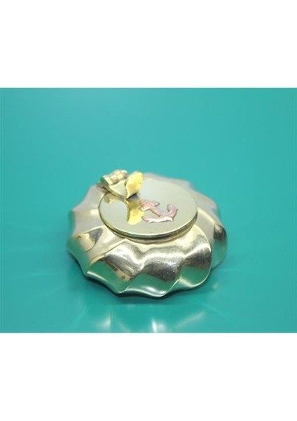 Pirinç Çapalı Kapaklı Küllük 6 cm