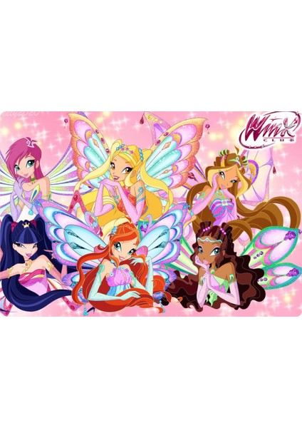 Winks Dikdörtgen Pasta Yenilebilir Resim Baskı 28*19 cm