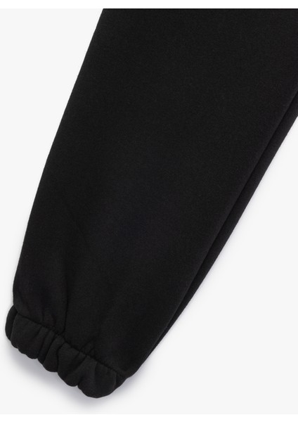 Üç Iplik Şardonlu Cepli Beli Lastikli Jogger Eşofman Altı fırsatları