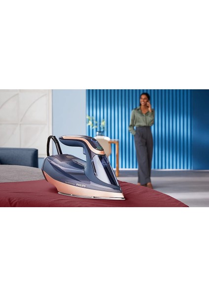 Azur 8000 Serisi Steam Iron 260 gr Turbo Buhar Sıfır Yanık Riski 3000 W Buharlı Ütü