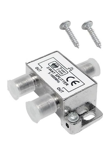 1848 2 Li Uydu Splitter Kablo Tv Rg6 Anten Çoklayıcı Dağıtıcı