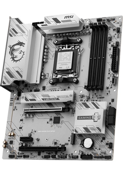 Msı MB B850 Gamıng Plus WIFI6E Am5 Ddr5 8200MHZ(OC) Dp 2x M.2 USB 10GBS 2,5g Lan Wı-Fı 6e Atx modelleri