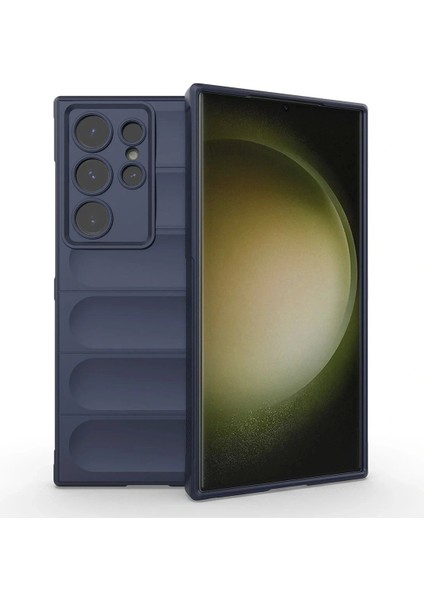 Samsung Galaxy S24 Ultra Kılıf Optimum Silikon - Lacivert