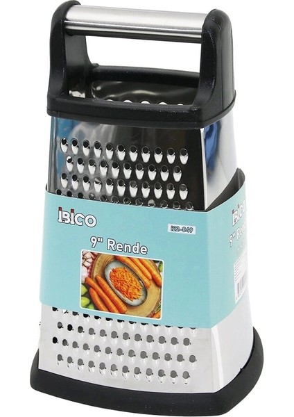 9 Inç - Dörtgen Lüks Metal Rende (5047)