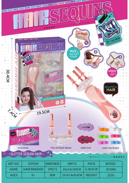 Dıy Hair Braider Set / KSY934