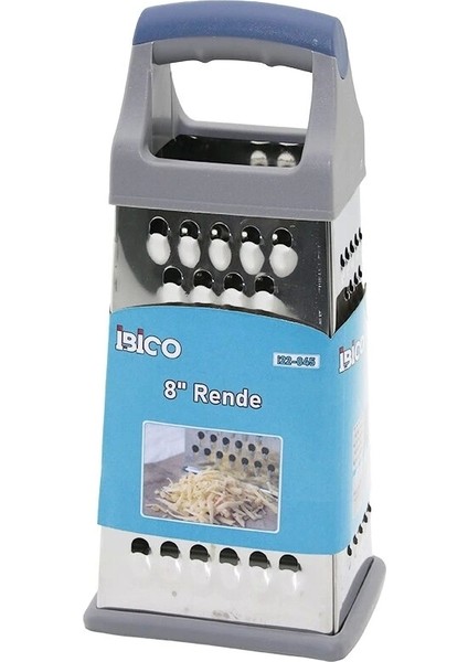 8 Inç - 4gen Demir Çelik Rende Renkli Plastik Saplı (5047)