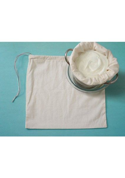 2 Adet Yoğurt Peynir Süt Süzme Torbası Meyve Süzme Bezi %100 Pamuk Yıkanabilir 30x30 cm fiyatları