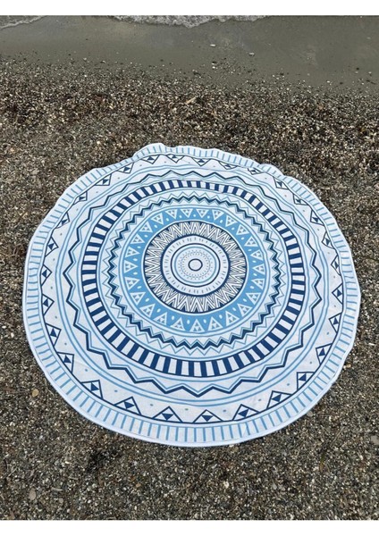 Yuvarlak Plaj, Kamp, Piknik Örtüsü Çap 150 cm