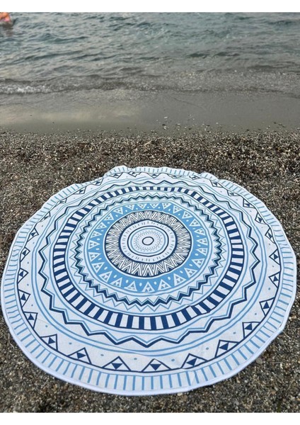 Yuvarlak Plaj, Kamp, Piknik Örtüsü Çap 150 cm