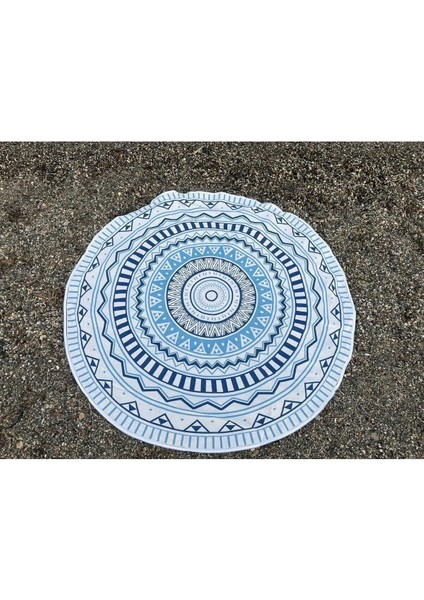 Yuvarlak Plaj, Kamp, Piknik Örtüsü Çap 150 cm