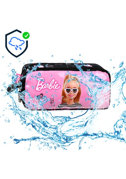 Barbie Lisanslı Ergonomik Ilkokul Çantası 3'lü Set Dayanıklı Malzeme