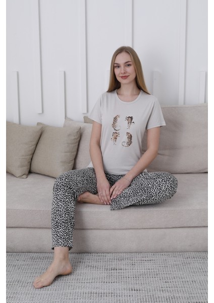 Bayan Kısa Kol Pijama Takım fırsatları