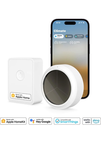 Akıllı Sıcaklık ve Nem Sensörü ve Hub MS100FH (Apple Home Destekli) fiyatları