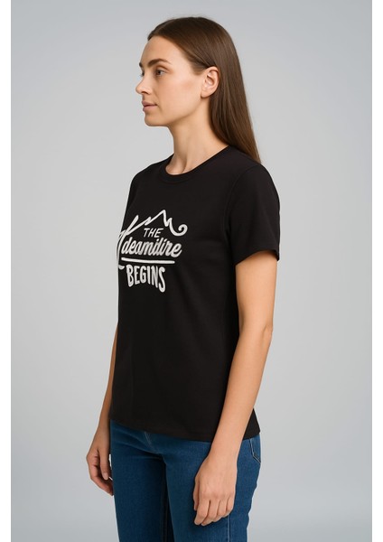 Baskılı Desenli T-Shirt %100 Pamuk fiyatları