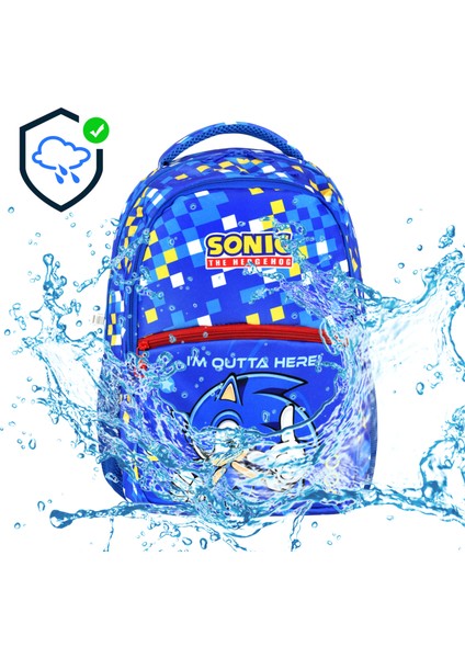 Sonic Lisanslı Ergonomik Ilkokul Çantası ve Kalemlik Dayanıklı Malzeme, Su Geçirmez Tasarım fırsatları