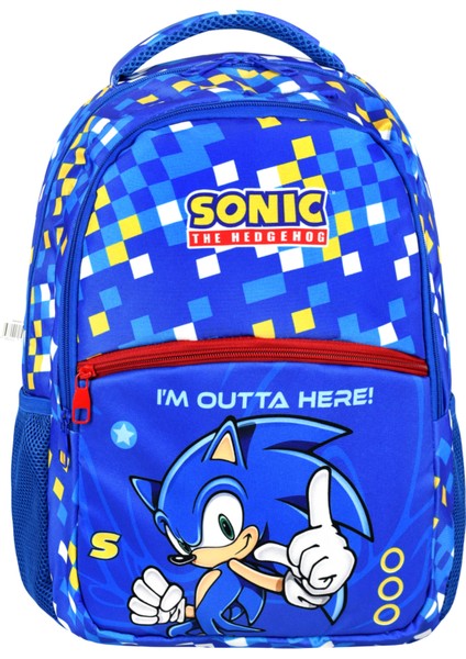 Sonic Lisanslı Ergonomik Ilkokul Çantası ve Kalemlik Dayanıklı Malzeme, Su Geçirmez Tasarım indirimleri