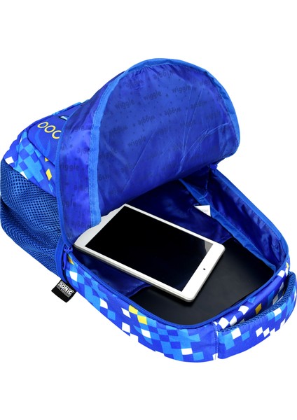 Sonic Lisanslı Ergonomik Ilkokul Çantası ve Kalemlik Dayanıklı Malzeme, Su Geçirmez Tasarım