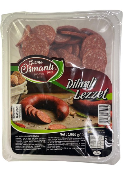 %100 Afyon Dilimli Piliç Sucuk 2kg