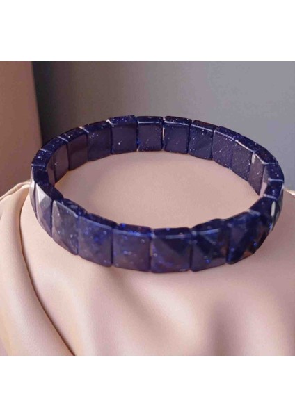 Lapis Lazuli Doğal Taş Elmas Kesim Doğal Taş Bileklik fırsatları