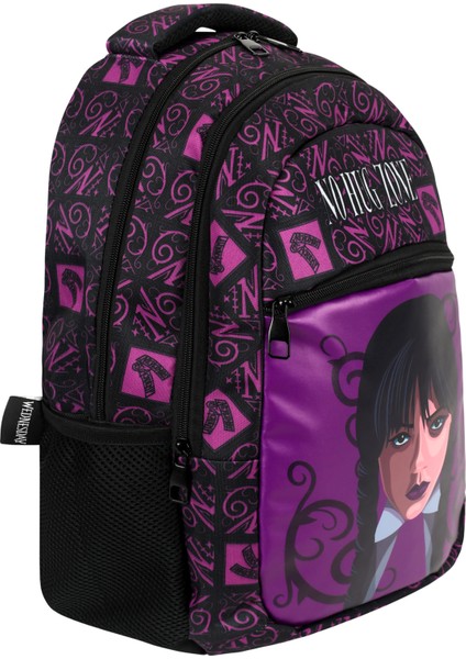 Wednesday Lisanslı Ergonomik Ilkokul Çantası ve Kalemlik Dayanıklı Malzeme, Su Geçirmez Tasarım indirimleri