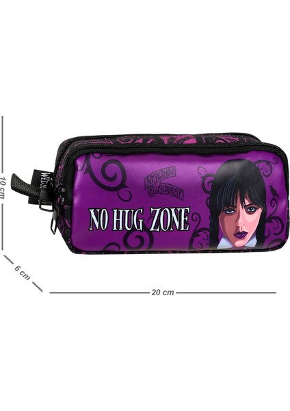 Wednesday Lisanslı Ergonomik Ilkokul Çantası ve Kalemlik Dayanıklı Malzeme, Su Geçirmez Tasarım