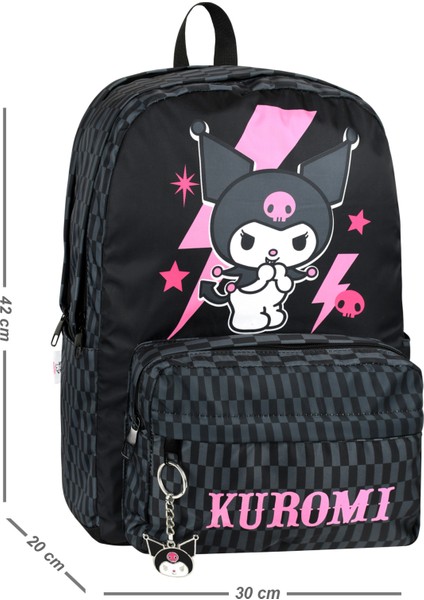 Kuromi Lisanslı Ilkokul Çantası Ortopedik, Çok Gözlü ve Su Geçirmez Tasarım fiyatları