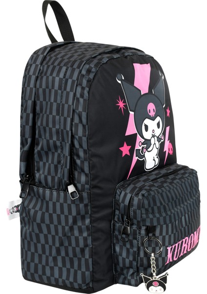 Kuromi Lisanslı Ilkokul Çantası Ortopedik, Çok Gözlü ve Su Geçirmez Tasarım fırsatları
