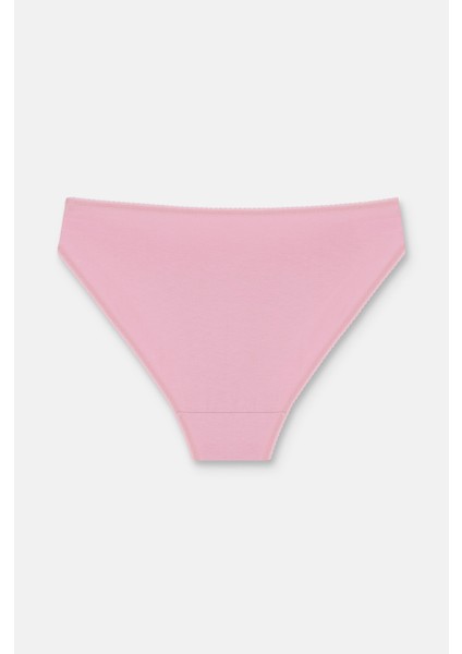 3 Lü Dantel Koton Slip Külot