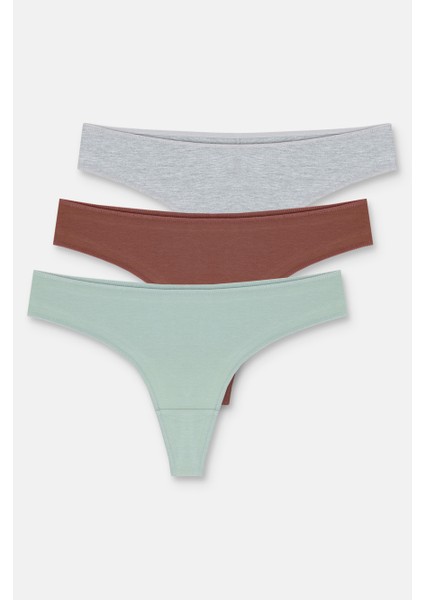 3'lü Koton Brazilian String Külot