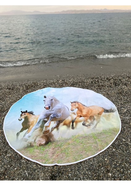 Yuvarlak Plaj, Kamp, Piknik Örtüsü Çap 150 cm fırsatları