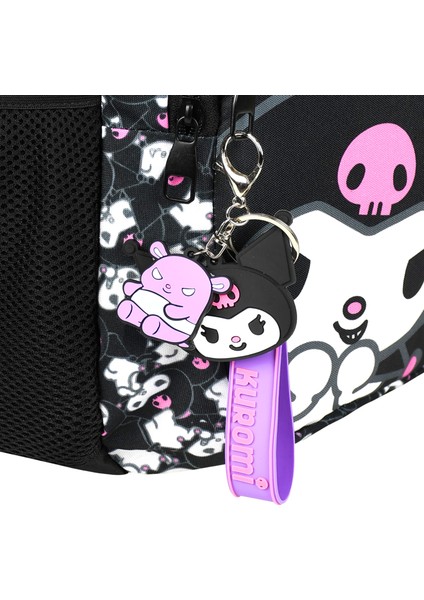 Kuromi Lisanslı Ergonomik Ilkokul Çantası & Kalemlik Dayanıklı ve Su Geçirmez Malzeme