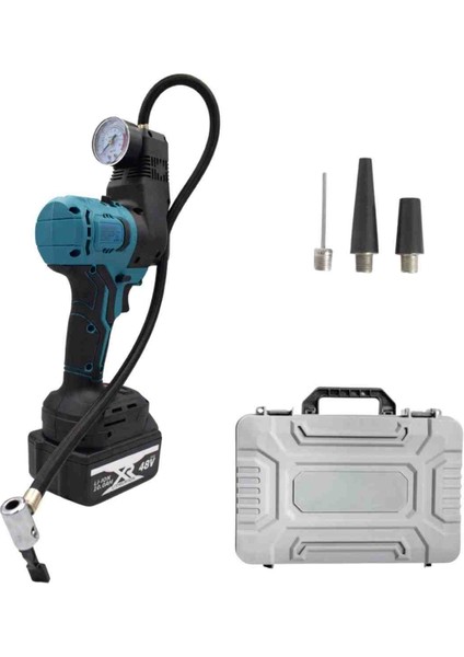 48V Yüksek Basınç Lastik Hava Şişirme Pompası Araba Bot Bisiklet Top Balon Kamyon Tekerlek Aleti fiyatları