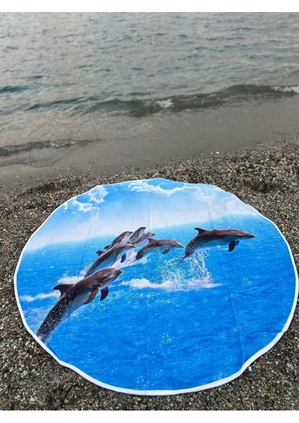 Yuvarlak Plaj, Kamp, Piknik Örtüsü Çap 150 cm fırsatları