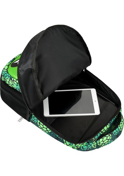 Ninja Kaplumbağalar Lisanslı Ergonomik Ilkokul Çantası & Kalemlik Dayanıklı ve Su Geçirmez Malzeme