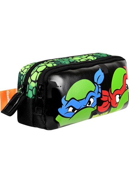Ninja Kaplumbağalar Lisanslı Ergonomik Ilkokul Çantası & Kalemlik Dayanıklı ve Su Geçirmez Malzeme