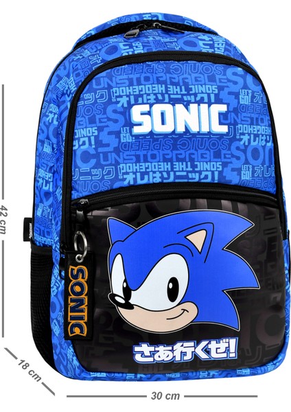 Sonic Lisanslı Ergonomik Ilkokul Çantası ve Kalemlik Dayanıklı Malzeme, Su Geçirmez Tasarım modelleri