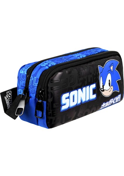 Sonic Lisanslı Ergonomik Ilkokul Çantası ve Kalemlik Dayanıklı Malzeme, Su Geçirmez Tasarım