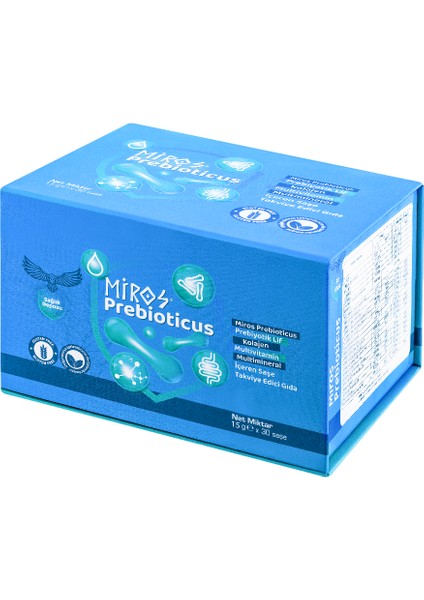 🌿MİROS prebıotıcus – 30'lu Saşe | Prebiyotik Lif, Kolajen, B Vitaminleri & C Vitamini Desteği fiyatları