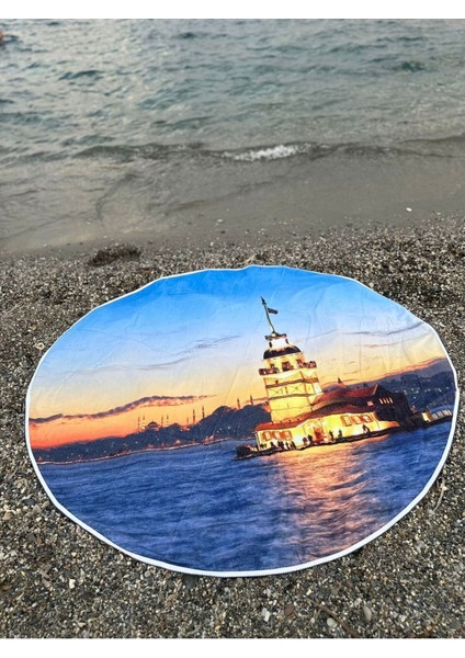 Yuvarlak Plaj, Kamp, Piknik Örtüsü Çap 150 cm fırsatları