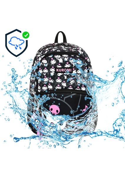 Kuromi Lisanslı Ergonomik Ilkokul Çantası & Kalemlik Dayanıklı ve Su Geçirmez Malzeme modelleri