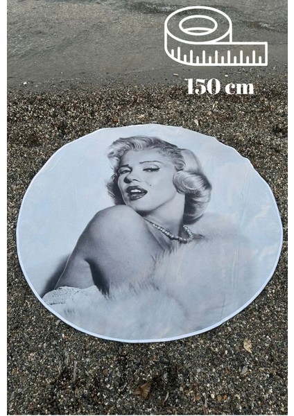Yuvarlak Plaj, Kamp, Piknik Örtüsü Çap 150 cm