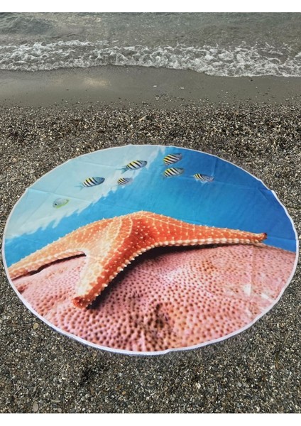 Yuvarlak Plaj, Kamp, Piknik Örtüsü Çap 150 cm