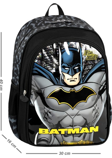 Batman Lisanslı Ergonomik Ilkokul Çantası 3'lü Set Dayanıklı Malzeme modelleri