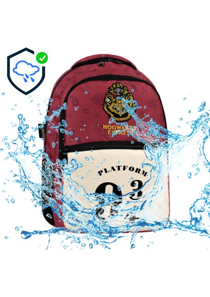 Harry Potter Lisanslı Ergonomik Okul Çantası Dayanıklı Malzeme Su Geçirmez Tasarım modelleri